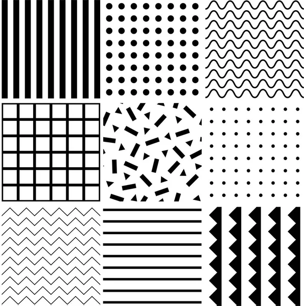 Siyah geometrik şekiller