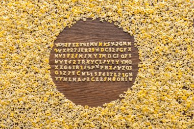 macaroni alphabet letters clipart