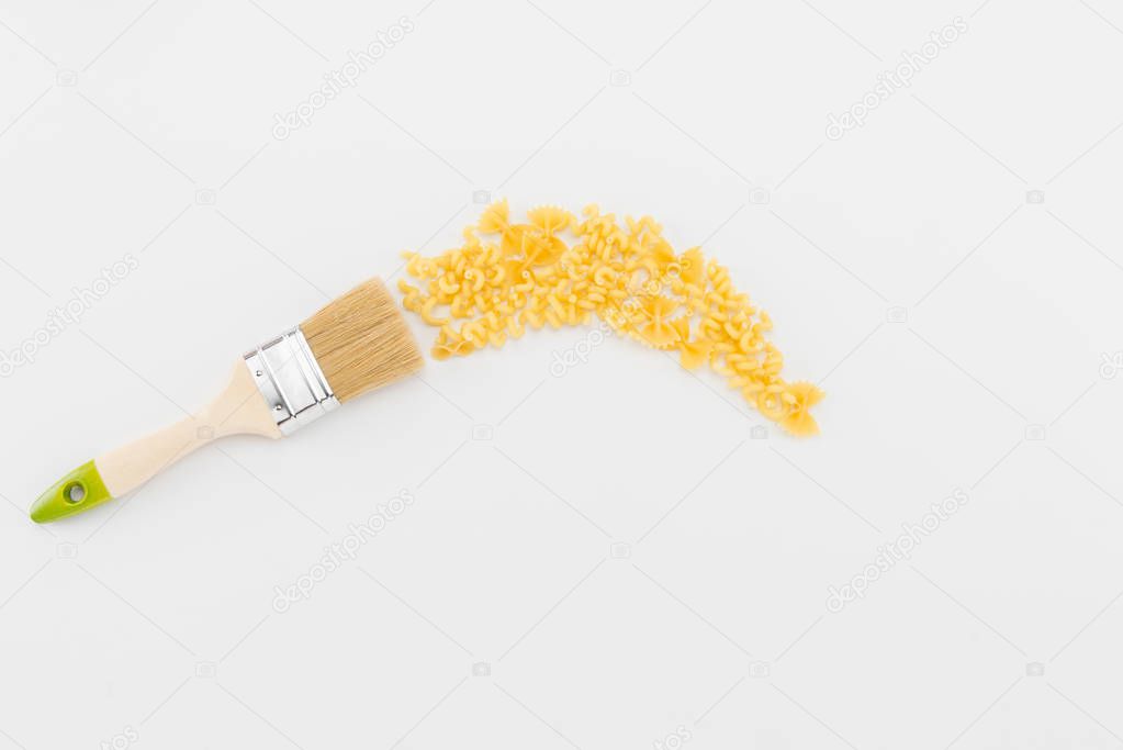 Brush leaves trail of pasta