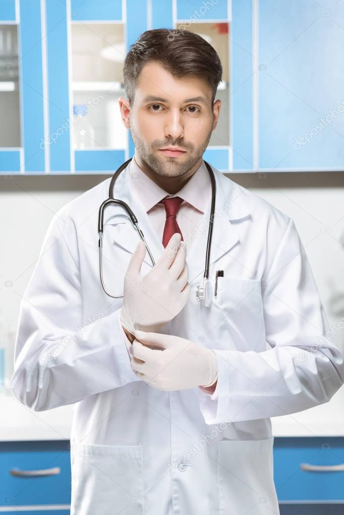 doctor in medical uniform