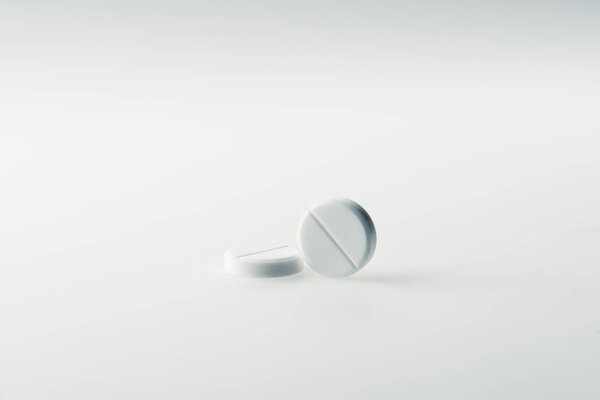 Round white tablets  