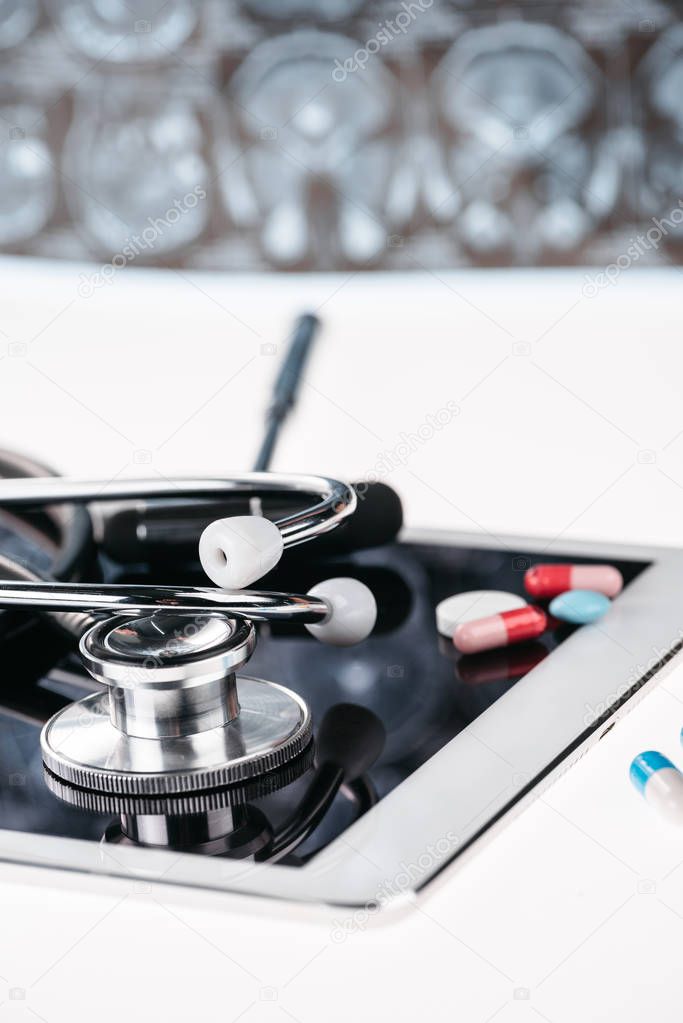 medical equipment and pills