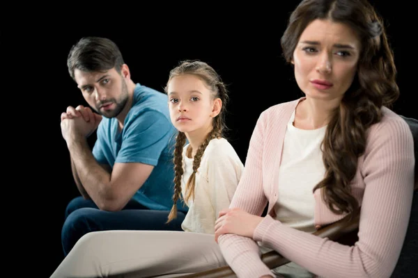 Family having conflict — Stock Photo, Image