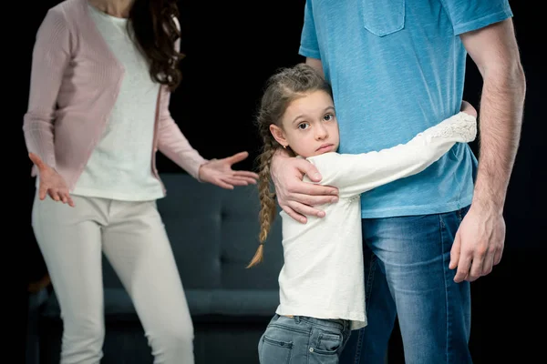 Familia teniendo conflicto — Foto de Stock