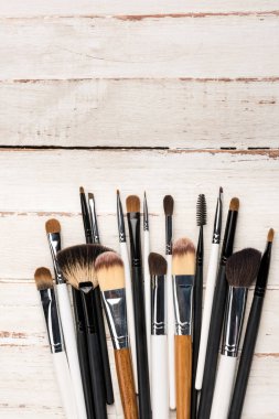 various makeup brushes clipart