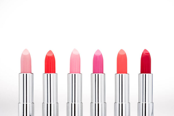 Set of fashionable lipsticks