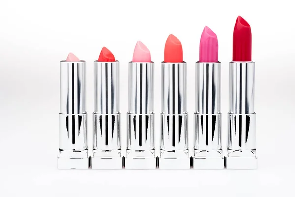 Set modischer Lippenstifte — Stockfoto