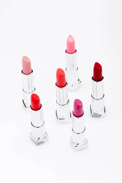 Set of fashionable lipsticks — Stock Photo, Image