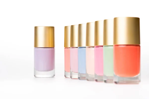 Colorful nail polishes — Stock Photo, Image