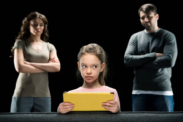 Family having conflict — Stock Photo