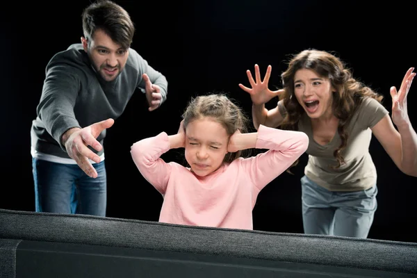 Family having conflict — Stock Photo