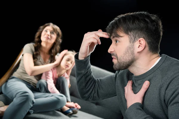 Familie im Konflikt — Stockfoto