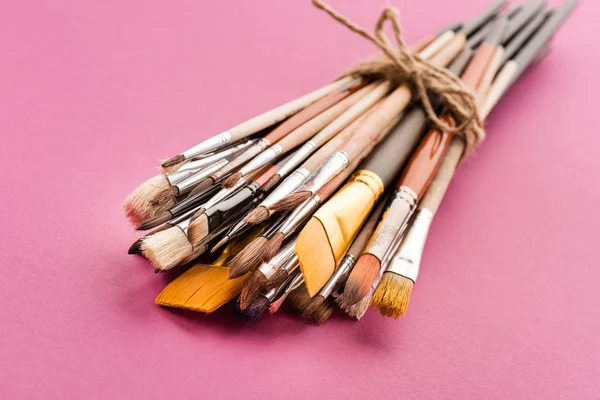 Various paintbrushes collection — Stock Photo