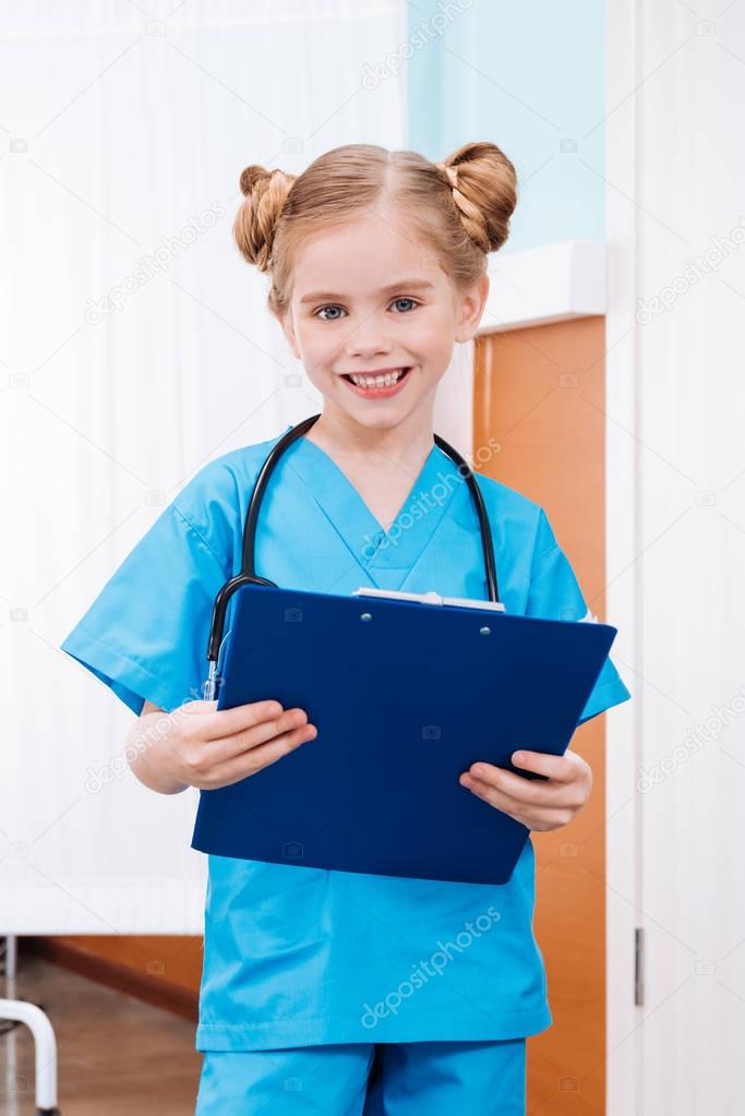 girl nurse in uniform