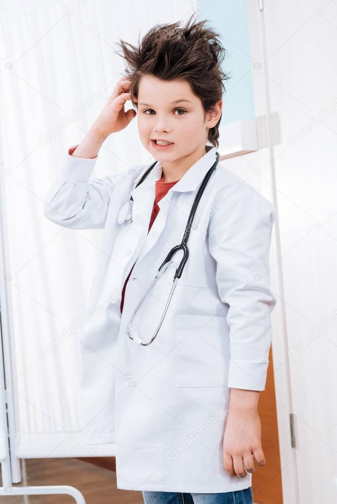 boy doctor in uniform