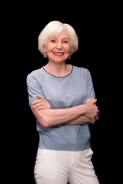 Elegante Senior Woman — Fotografia de Stock