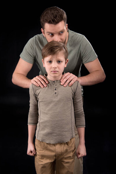 Father and son having conflict