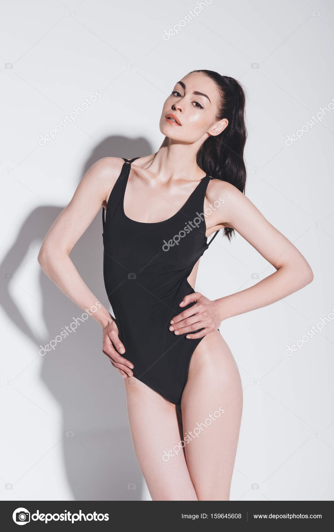 Beautiful woman in bodysuit Stock Photo by ©ZaraMuzafarova 159645608