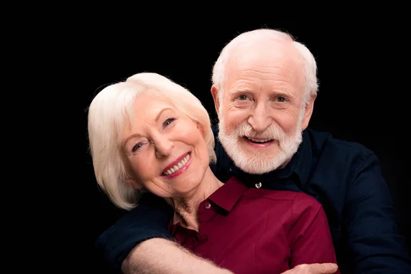 Senior couple embracing — Stock Photo