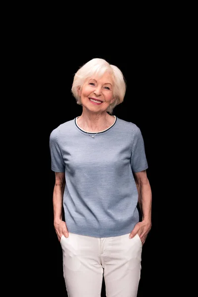 Stylish senior woman — Stock Photo