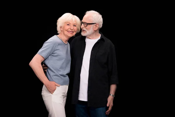 Elegante coppia di anziani — Foto stock