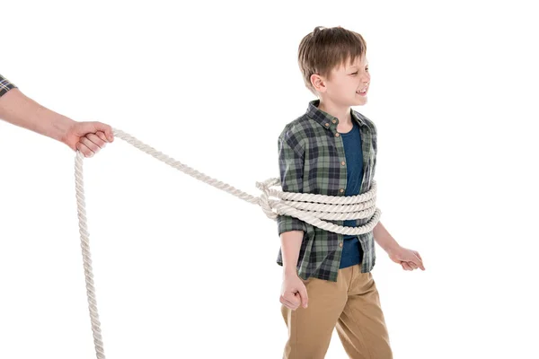 Vater und Sohn im Konflikt — Stockfoto