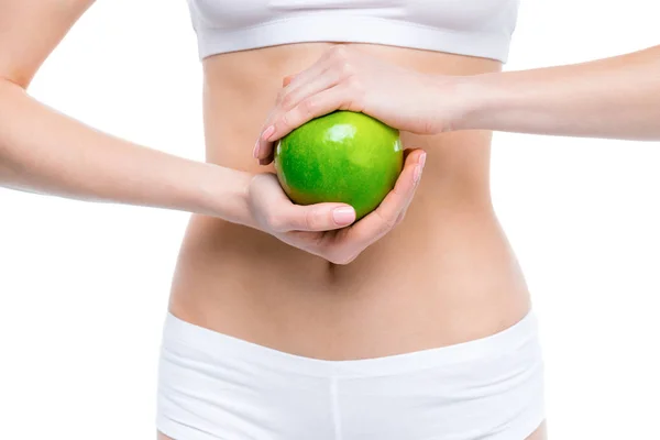 Elmalı genç kadın. 