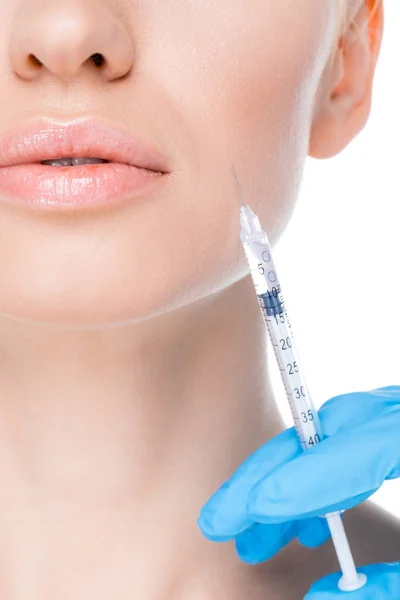 kadın botox enjeksiyon