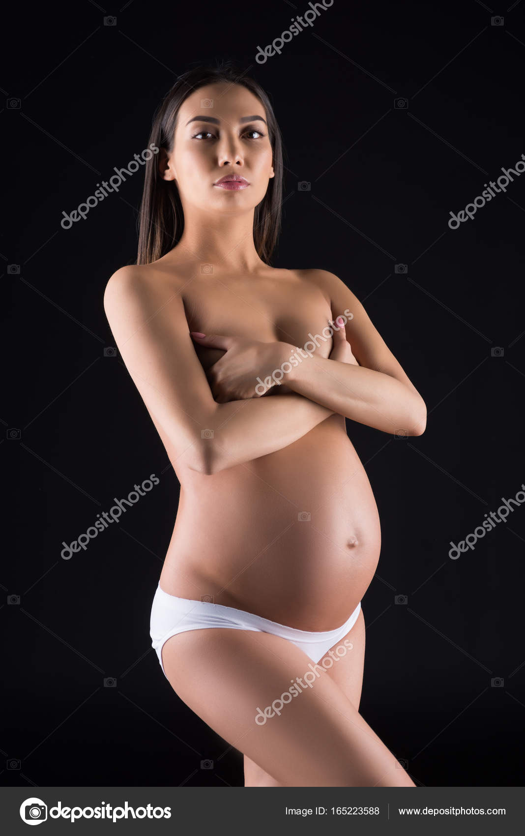 Pregnant asian naked