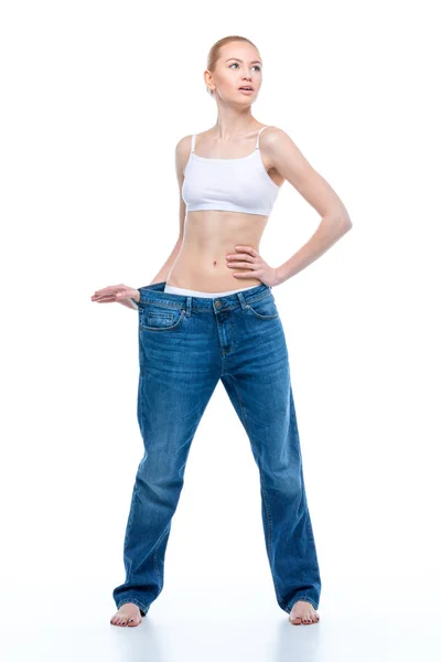 Young slim woman — Stock Photo