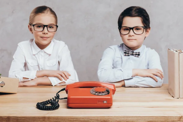 Téléphone rétro — Photo de stock