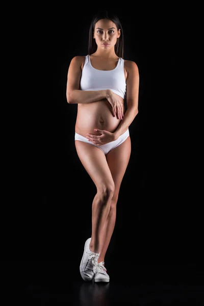 Femme enceinte — Photo de stock