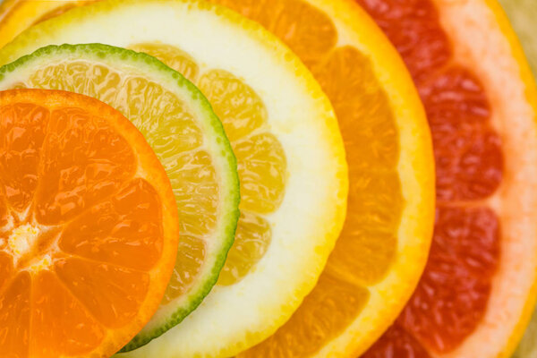 citrus fruits slices