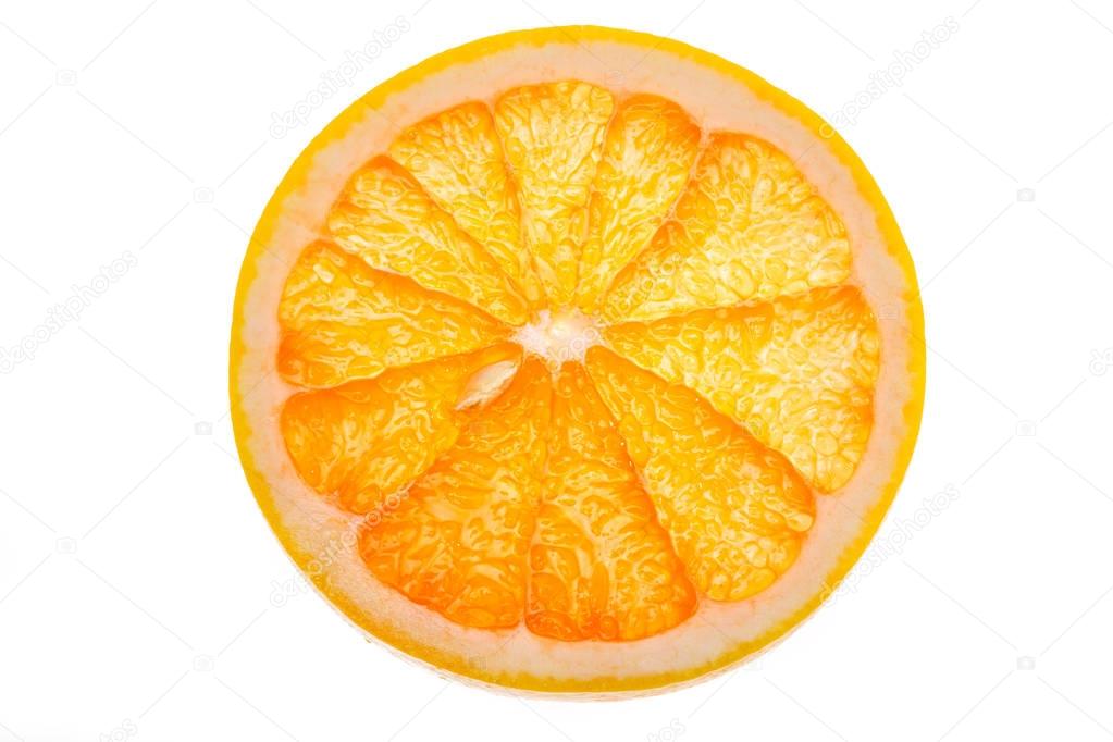 fresh orange slice