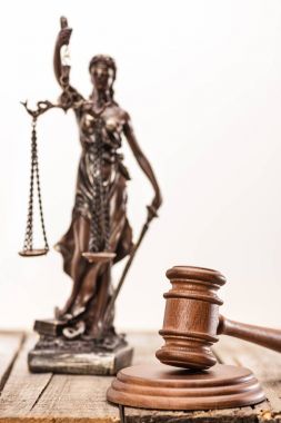 Statue of lady justice  clipart