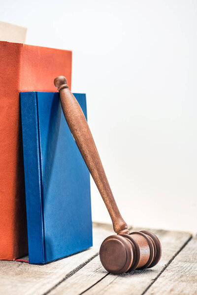 Wooden mallet of judge 
