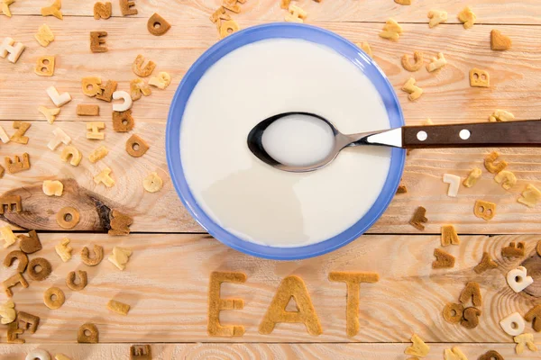 Alphabet Corn Flakes — Stock Photo, Image