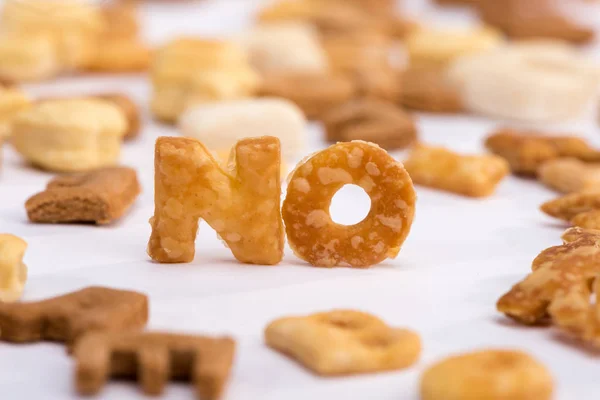 Alphabet Corn Flakes — Stock Photo, Image