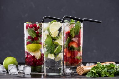 farklı taze limonata 