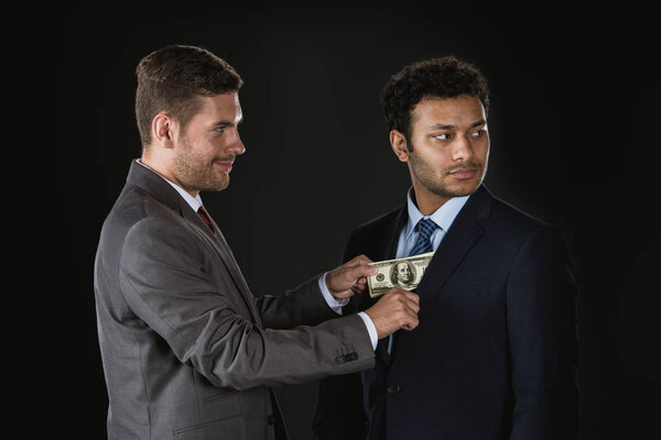 Бизнесмен Подкуп партнера
 