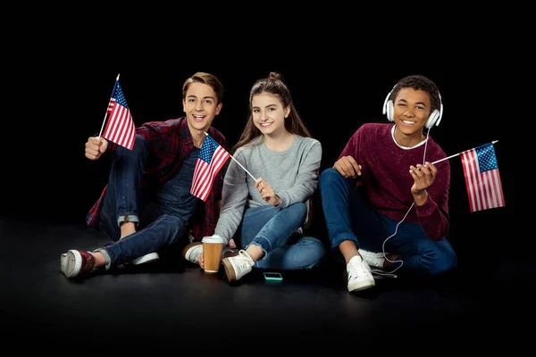 Adolescentes americanos — Fotografia de Stock