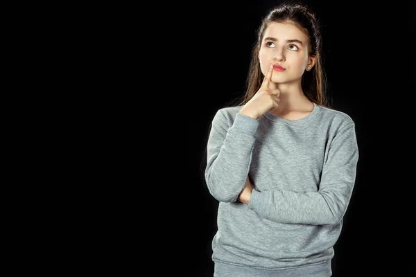 Menina adolescente pensativo — Fotografia de Stock