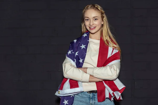 Chica americana — Foto de Stock