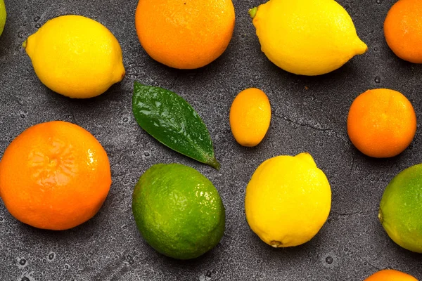 Fresh citrus fruits — Stock Photo