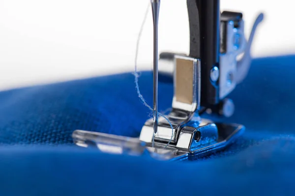 Working sewing machine — Stock Photo