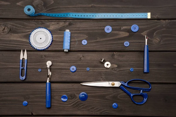 Set of sewing supplies — Stock Photo