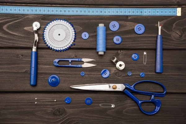 Set of sewing supplies — Stock Photo