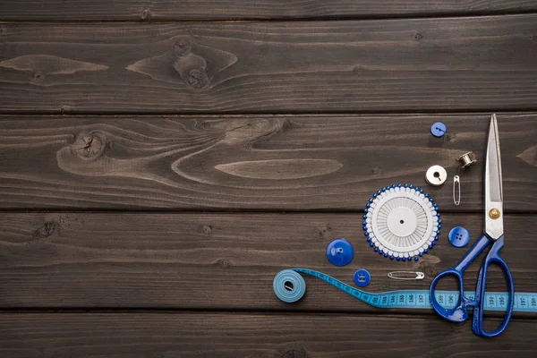 Set of sewing supplies — Stock Photo