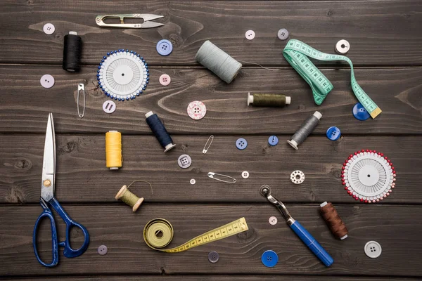 Set of sewing supplies — Stock Photo