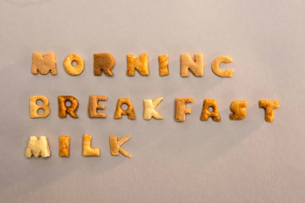 Alphabet Cornflakes — Stockfoto
